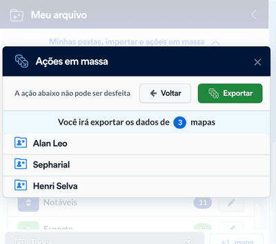 Confira os mapas a serem processados