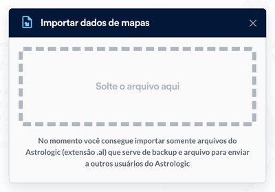 Selecione o arquivo e arraste para o local indicado