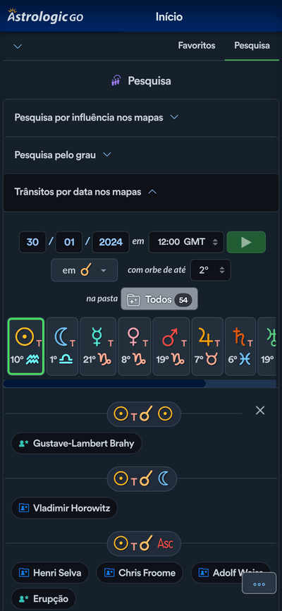 Pesquisa por influências de trânsito